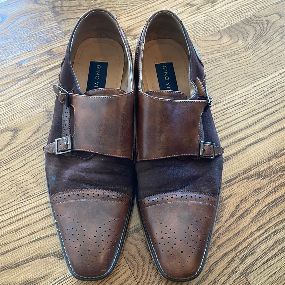 Gino Vitale Suede Dress Shoes